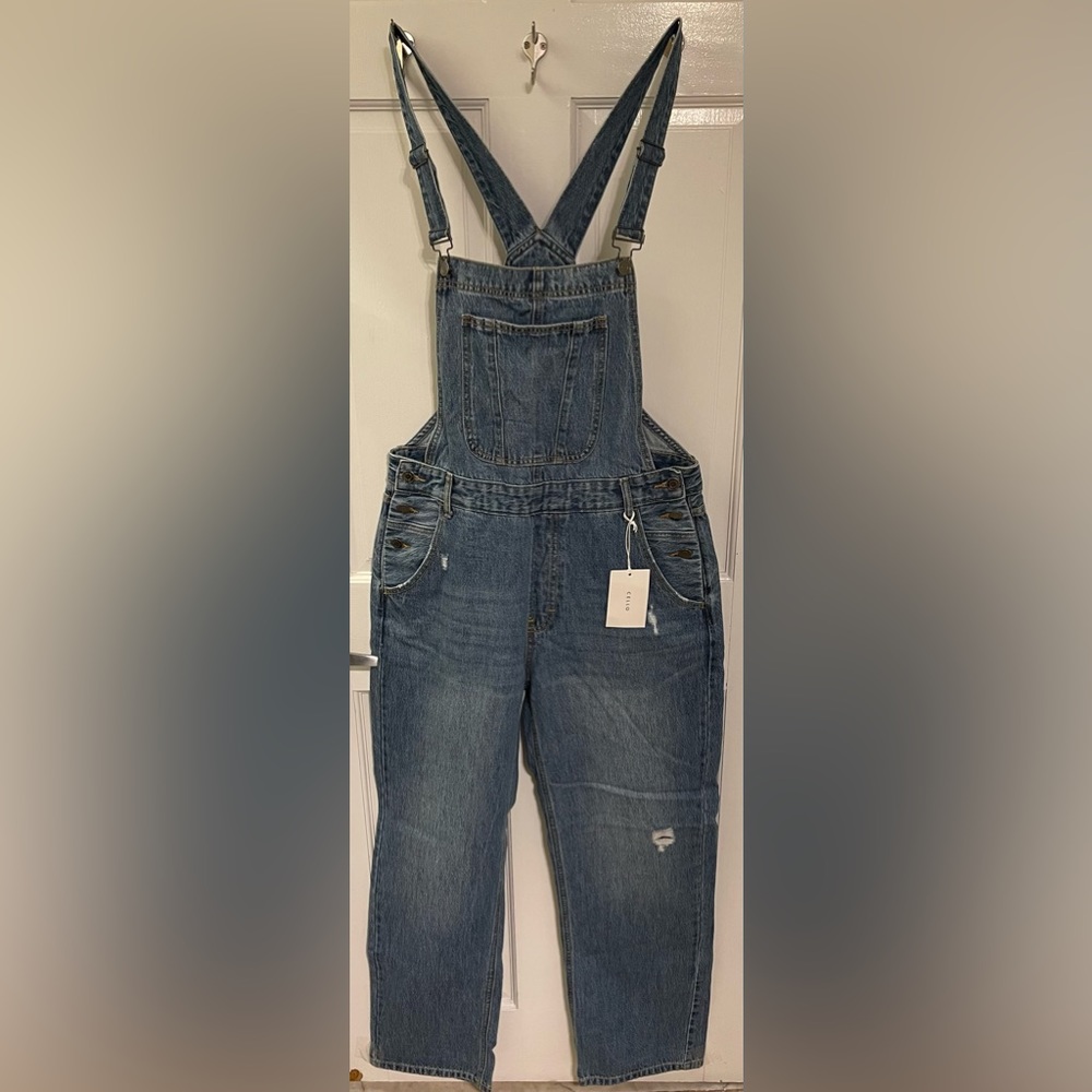 Cello Women’s Denim Overalls - Size Large - New With Tags